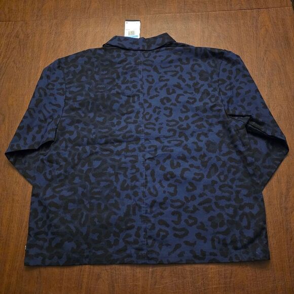 Nike SB Allover Print Skate Chore Coat Navy Blue FN2591-410 Men's Size M - Picture 2 of 4